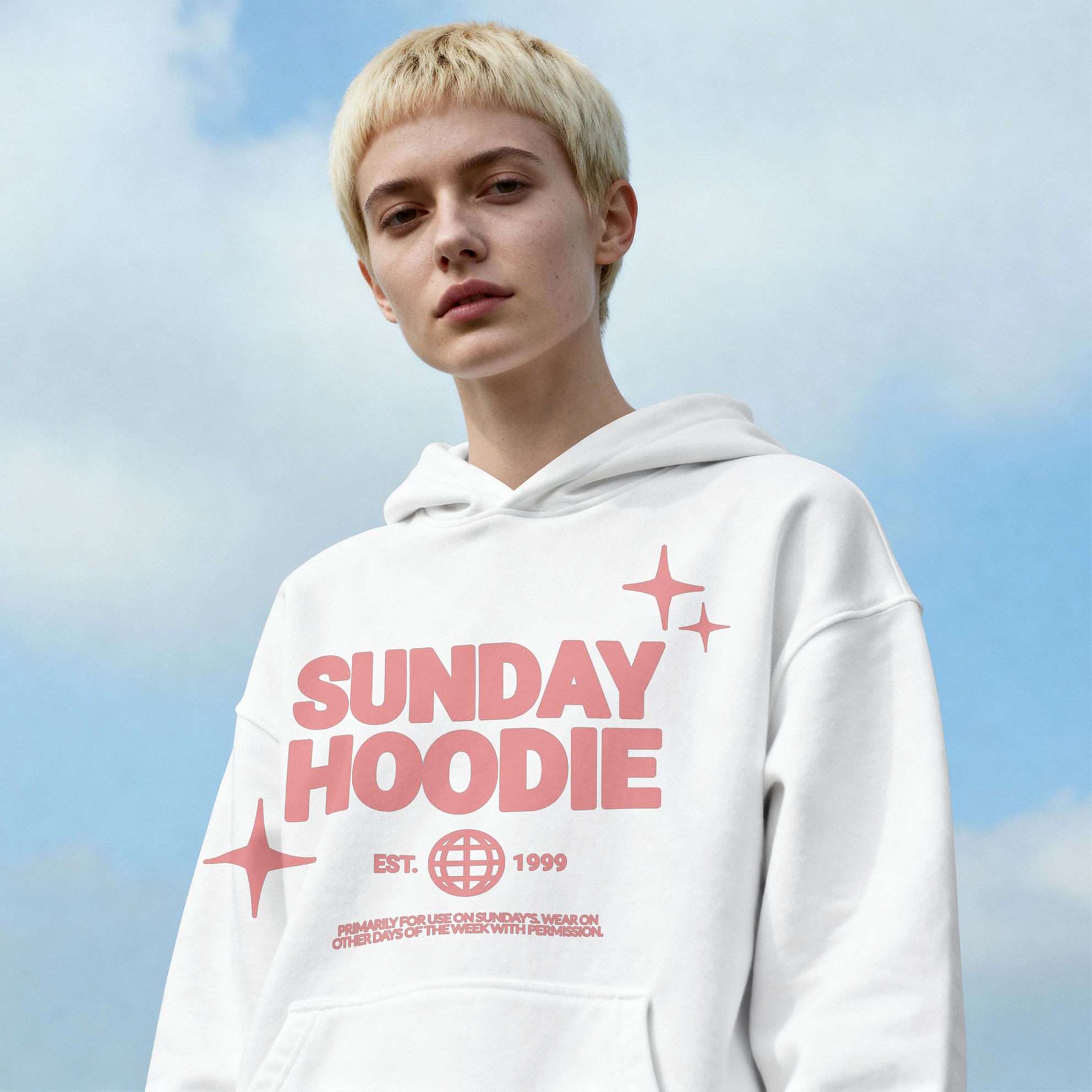 Sunday Hoodie – Cozy Weekend Graphic Sweatshirt