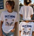 Salty Moms Beach Club T-Shirt – Coastal Mom Life Graphic Tee