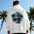 Pineapple Paradise Hoodie – Tropical Sunglasses Graphic Sweatshirt