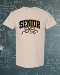 Senior Est. 2027 Leopard Bow Graphic T-Shirt | Trendy Senior Class Tee