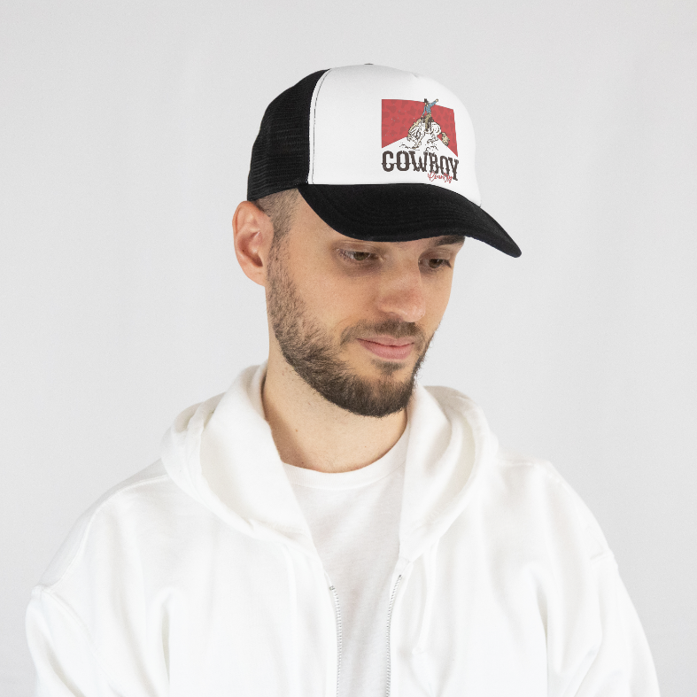 Cowboy Country Vintage Trucker Hat