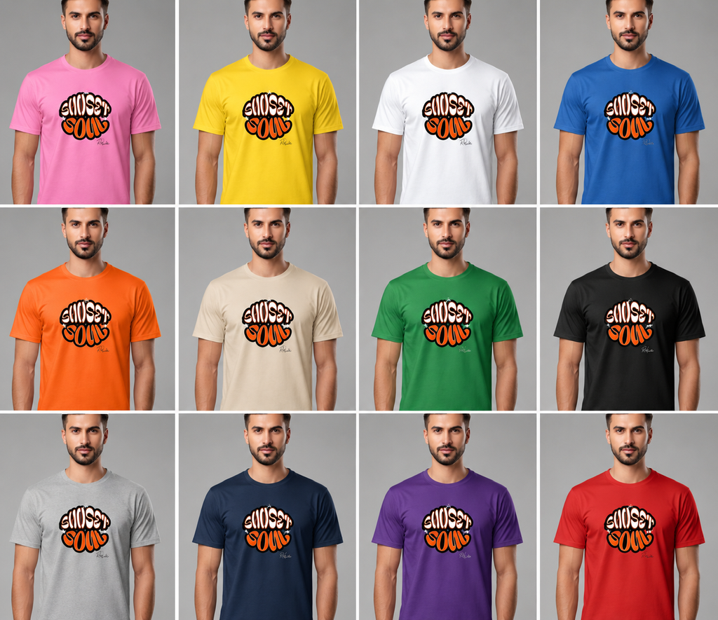 Sunset Soul T-Shirt – Retro Summer Vibes Graphic Tee