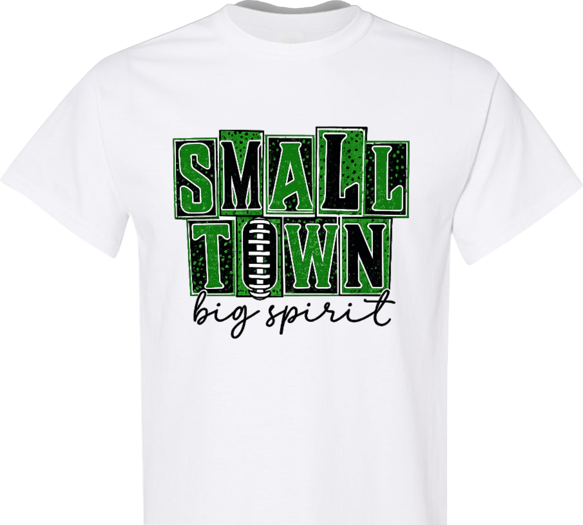 Small Town, Big Spirit Football Tee | Suwannee Bulldogs Spirit Shirt
